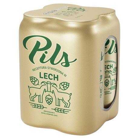 Lech Pils Piwo jasne 2 l (4 x 0,5 l)