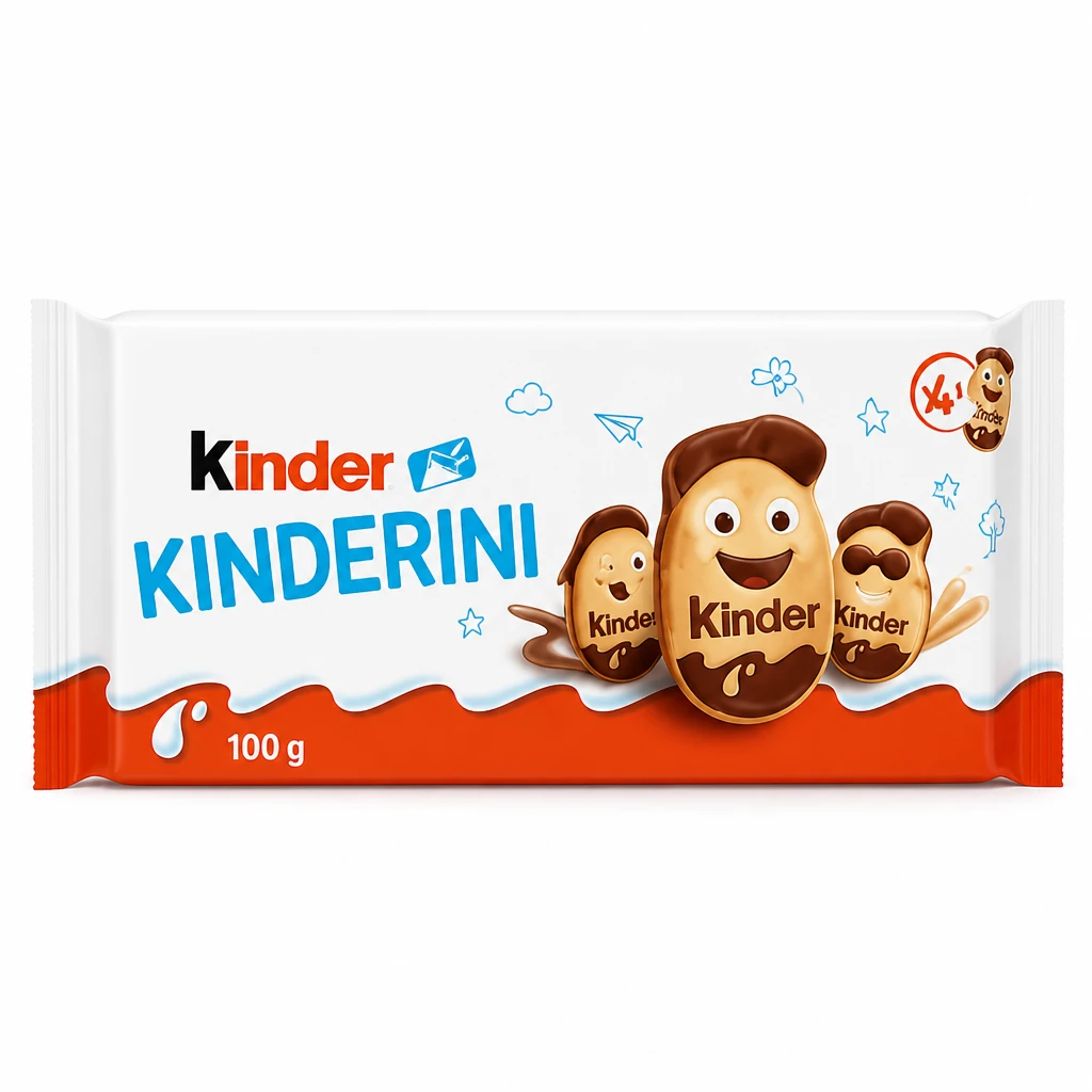 Ciastka mleczno kakaowe Kinderini Kinder 100g