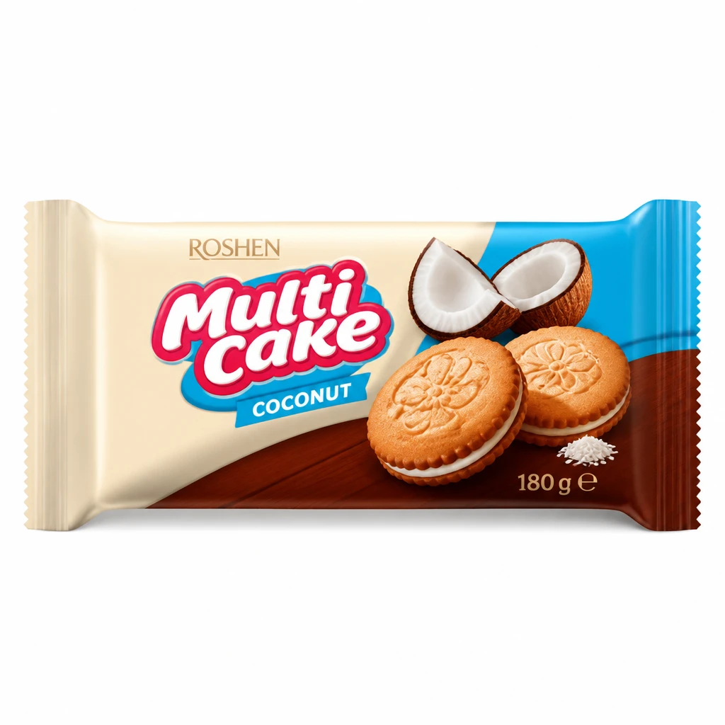 Markizy Multicake kokosowe Roshen 180g