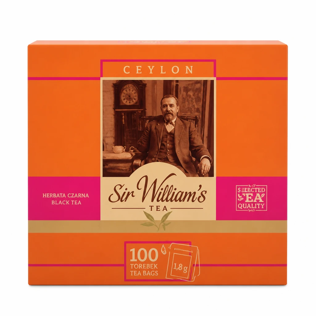 Herbata Czarna Sir William's Ceylon 100x1,8g
