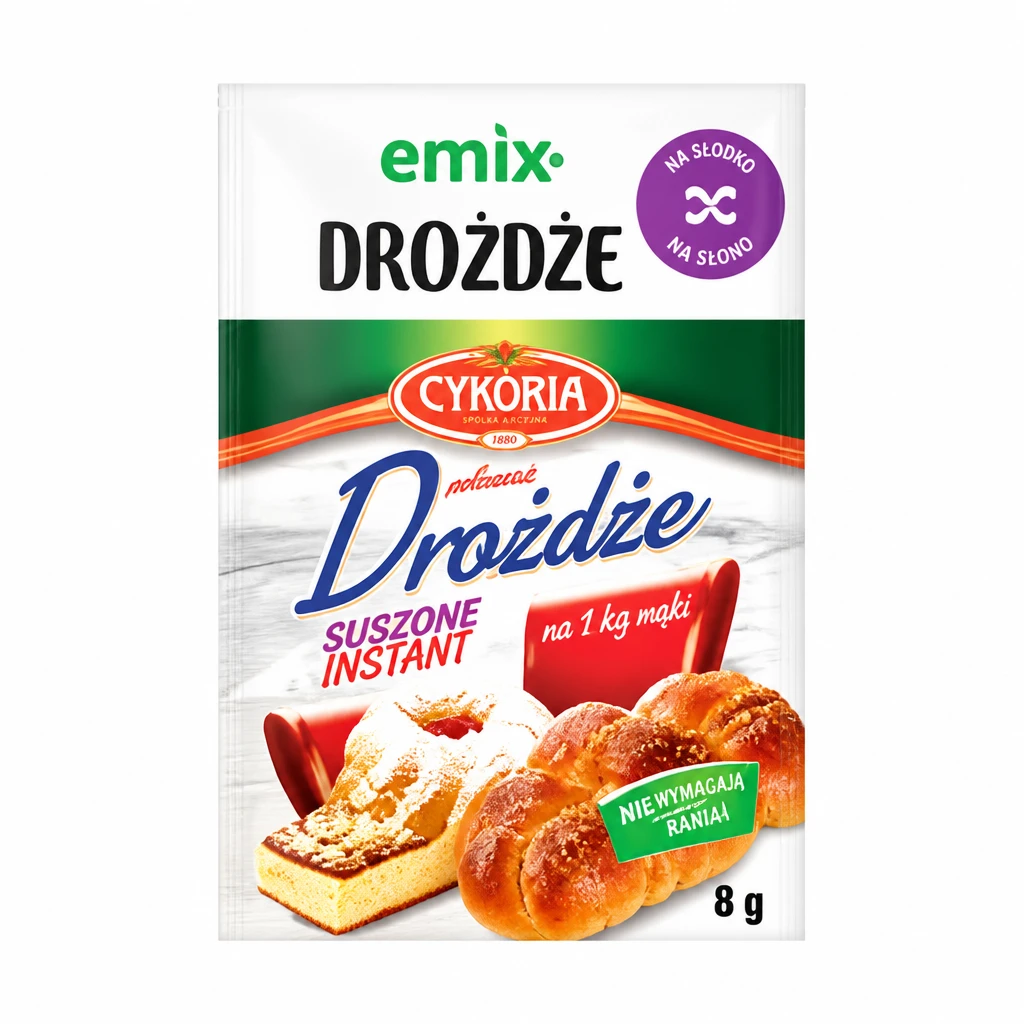 Drożdże suszone instant Emix 8g