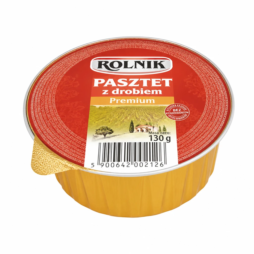 Pasztet z drobiem Rolnik 130g