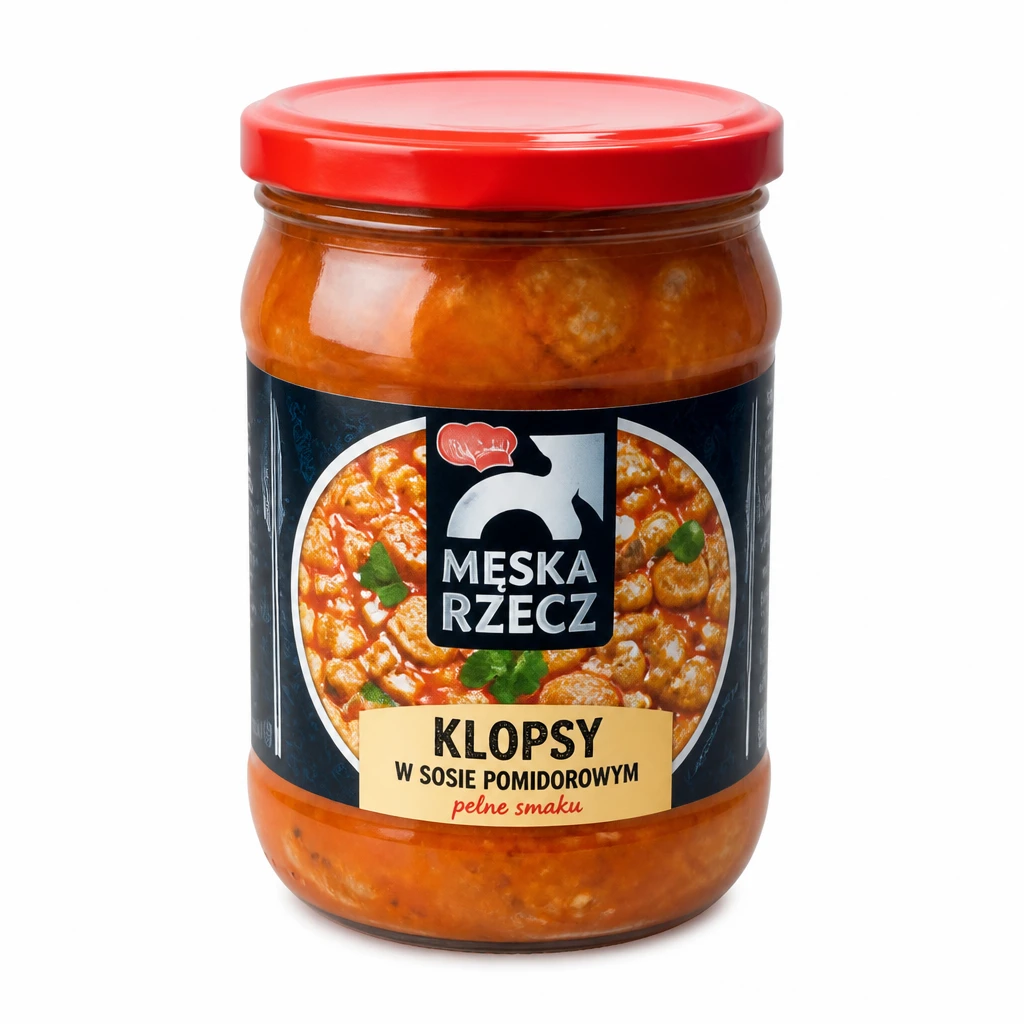 Klopsy w sosie pomidorowym Męska Rzecz 500g