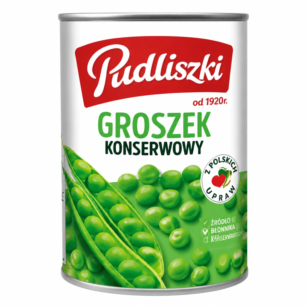 Groszek konserwowy Pudliszki 400/240g