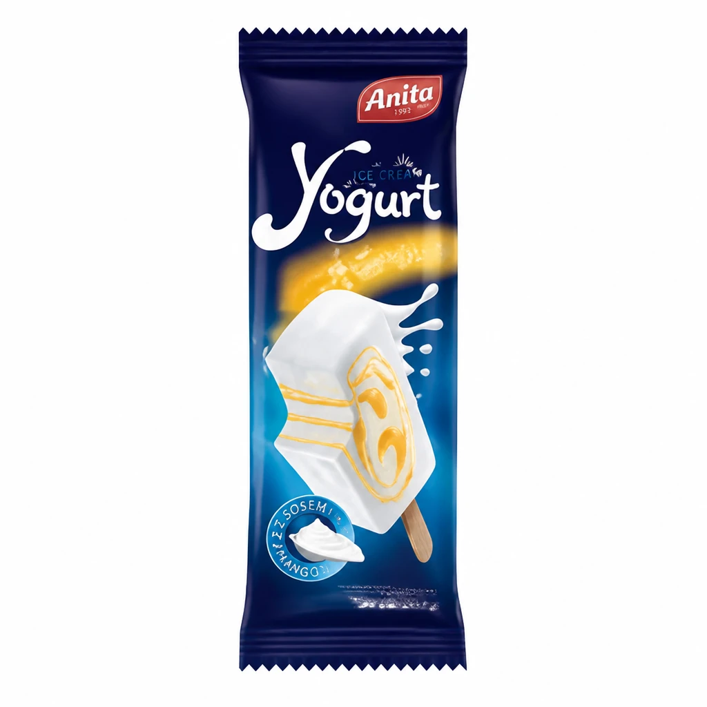Lody na patyku jogurtowe z sosem mango Anita 100ml