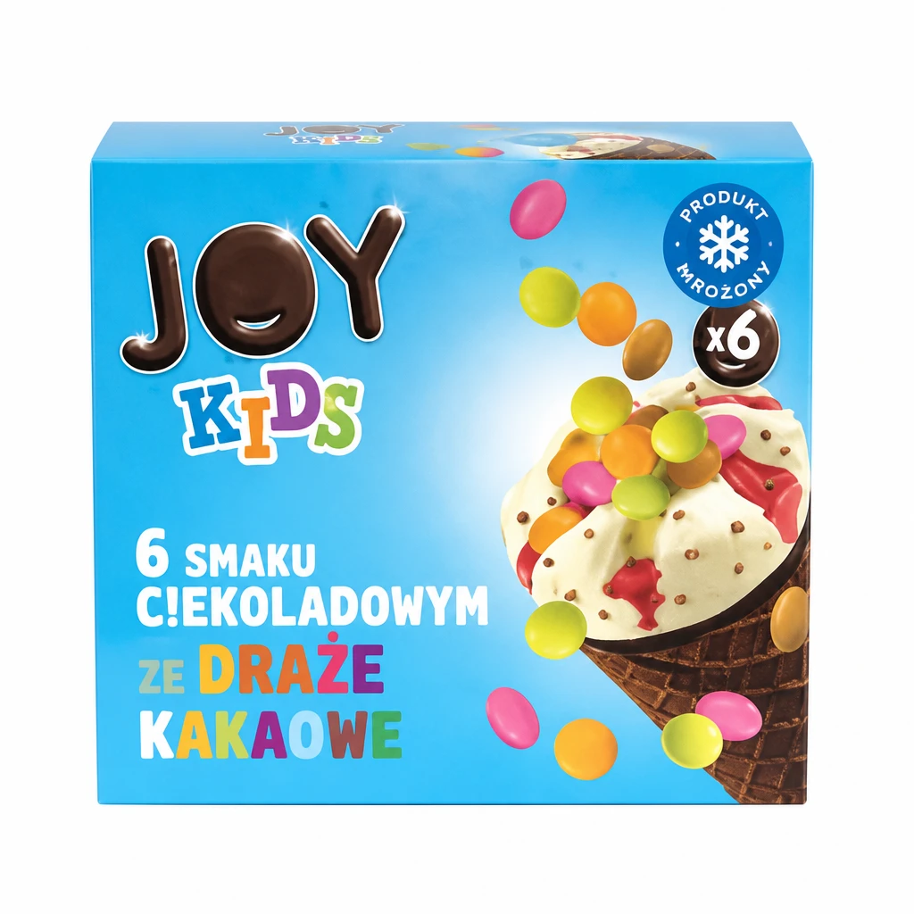 Lody multipack rożek czek/śmiet z draż Joy 6x120ml