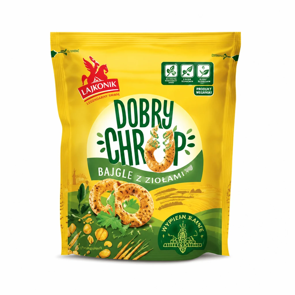 Bajgle z ziołami Dobry Chrup Lajkonik 100g