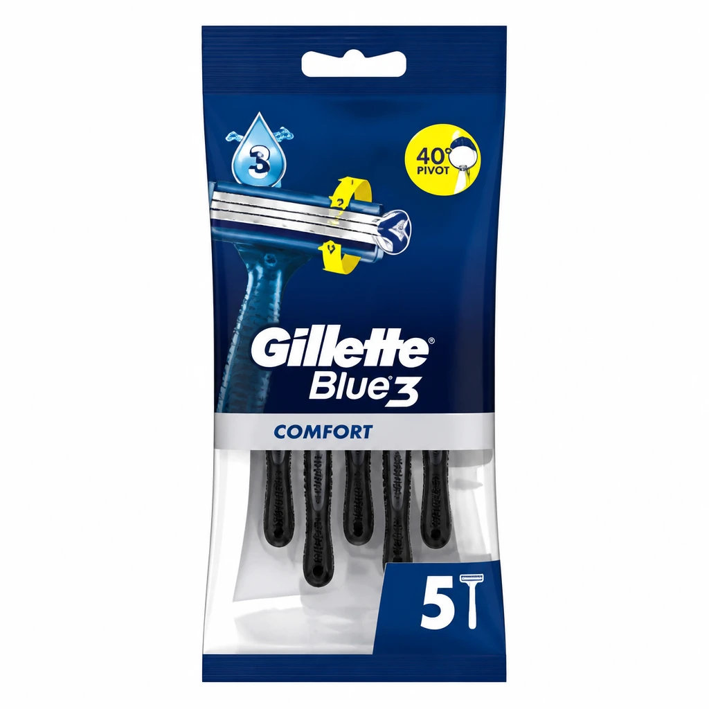 Masz. do golenia M Blue3 comfort sla Gillette 5szt