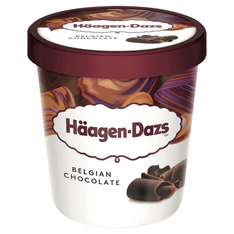 Lody o smaku belgijskiej czekolady Häagen-Dazs 460 ml