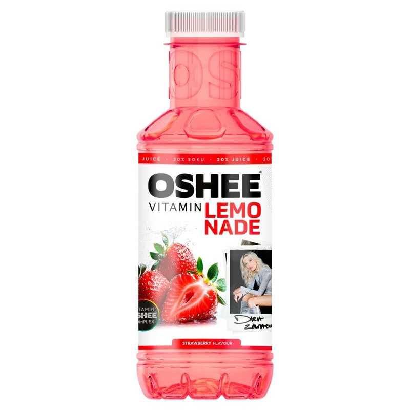 Napój niegazowany o smaku truskawkowym Oshee 555 ml