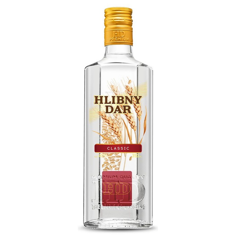 Wódka czysta alk. 40,0% obj. Hlibny Dar 350 ml