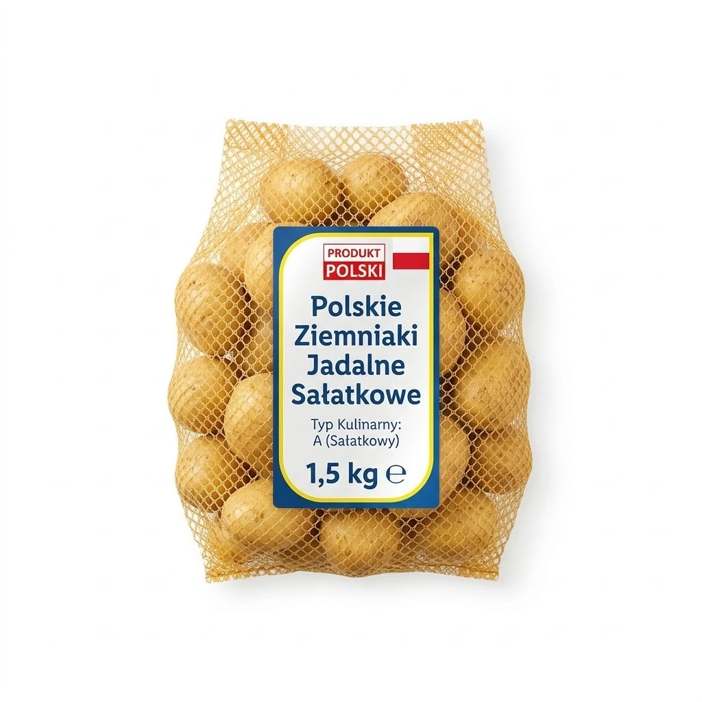 Polskie ziemniaki jadalne sałatkowe