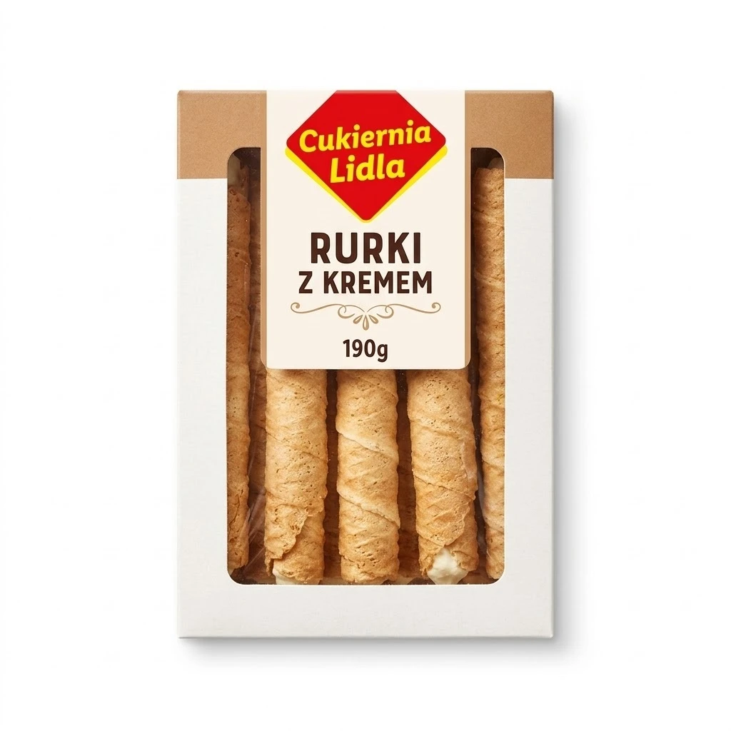 Rurki z kremem