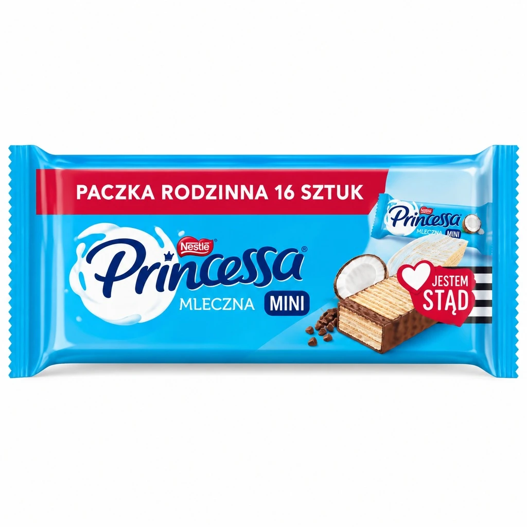 Wafelki Princessa, 16-pak