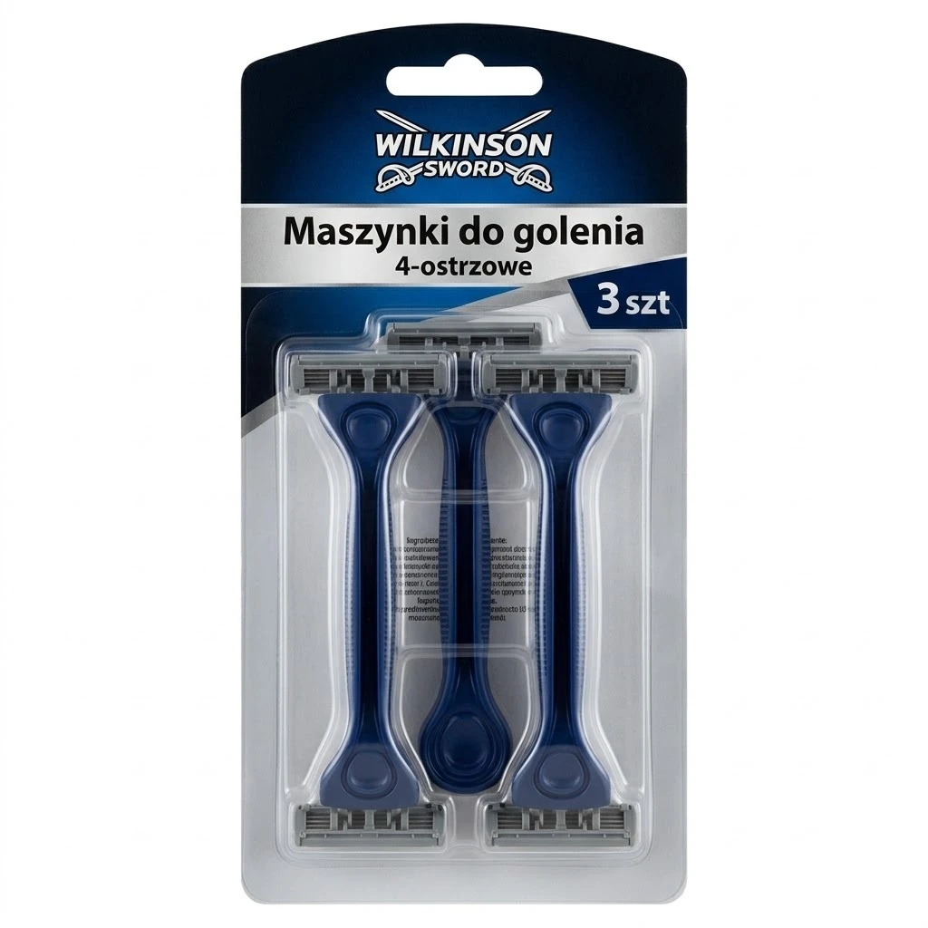 WILKINSON Maszynki do golenia, 4-ostrzowe