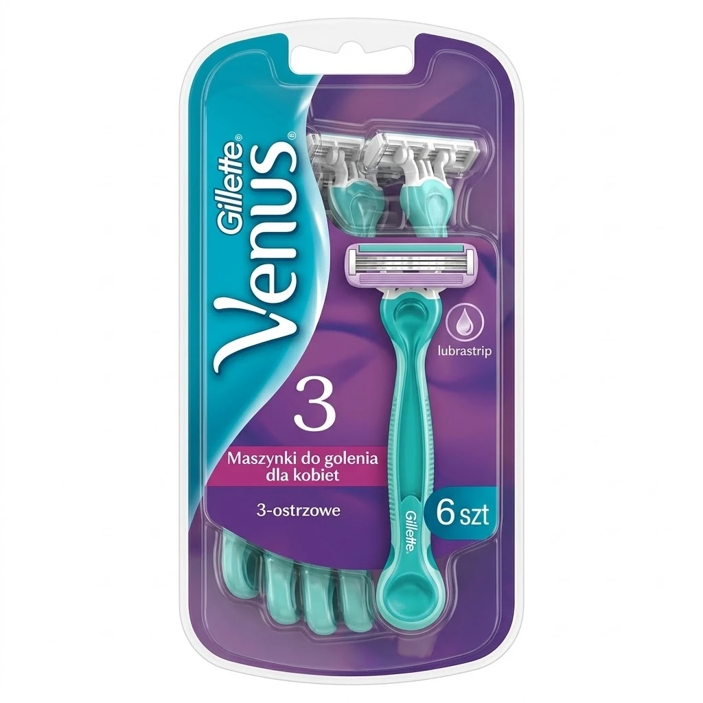 GILLETTE VENUS 3 Maszynki do golenia dla kobiet, 3-ostrzowe