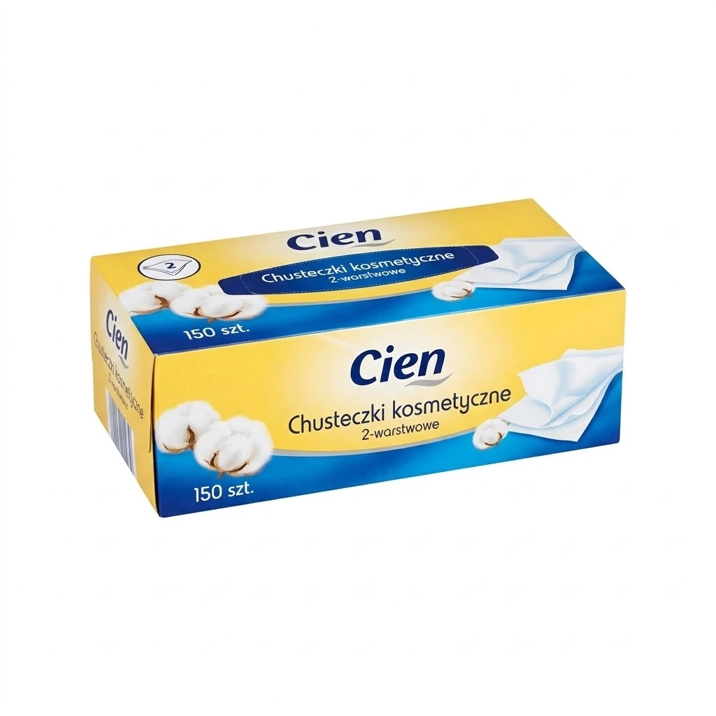 CIEN Chusteczki kosmetyczne, 2-warstwowe