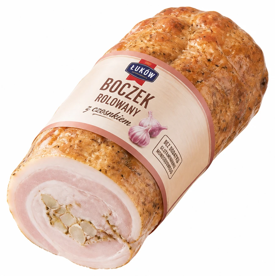 ŁUKÓW Boczek rolowany z czosnkiem
