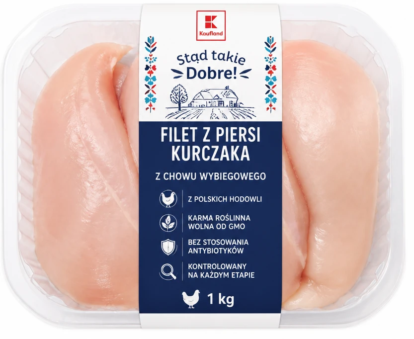 Filet z piersi kurczaka z chowu wybiegowego