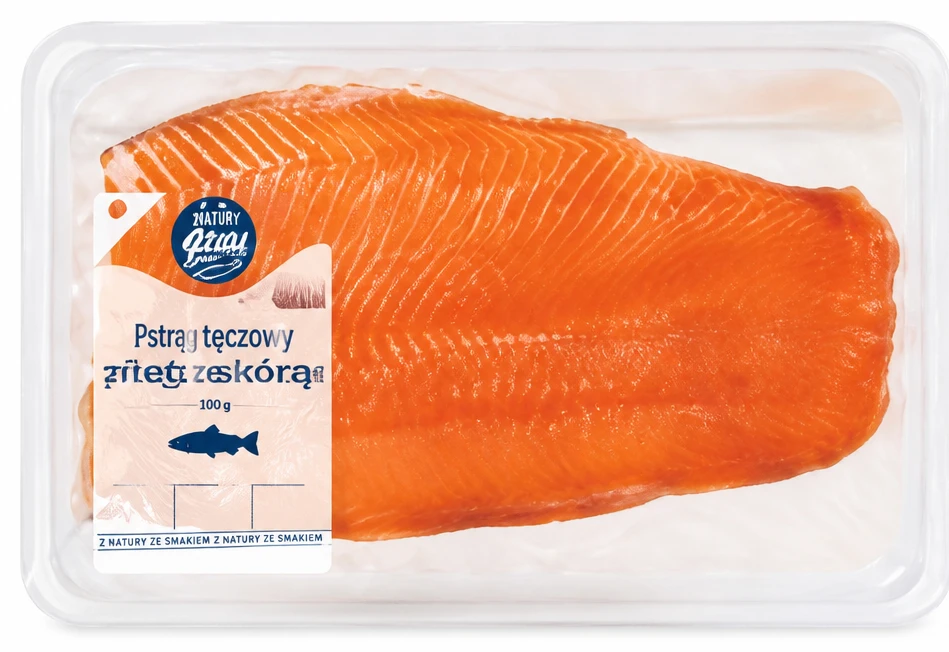Pstrąg tęczowy filet ze skórą
