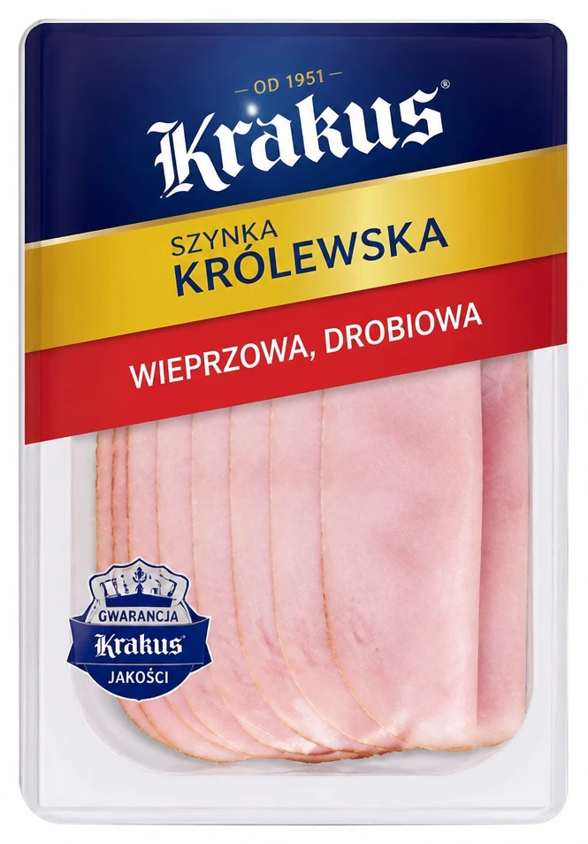 KRAKUS Szynka Królewska wieprzowa, drobiowa