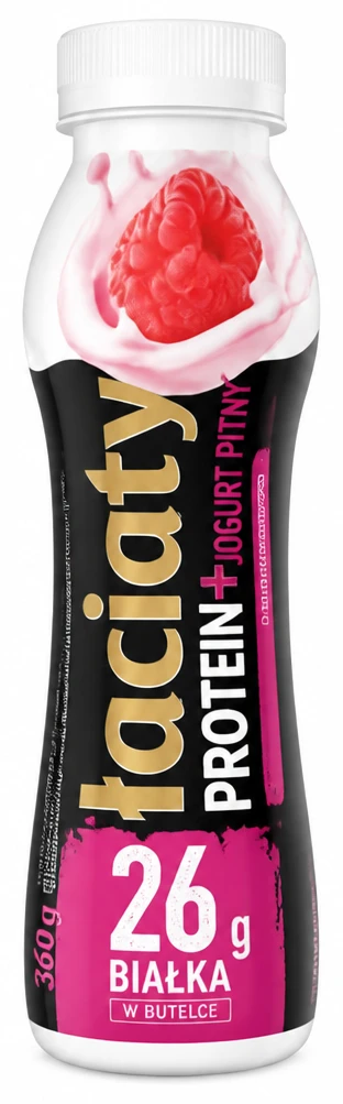 ŁACIATY PROTEIN+ Jogurt pitny różne rodzaje