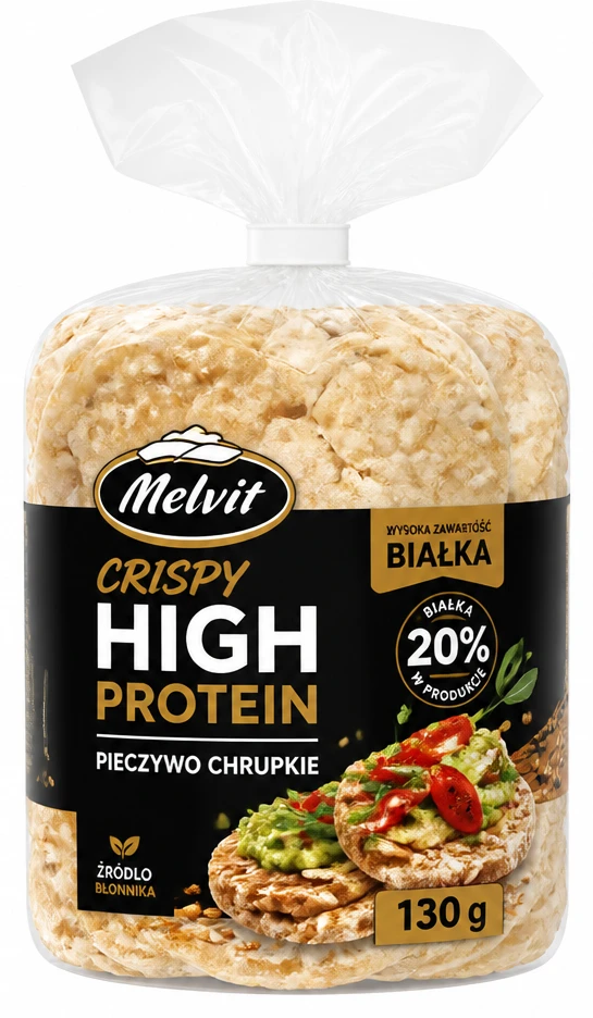 MELVIT CRISPY HIGH PROTEIN Pieczywo chrupkie