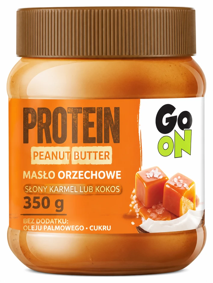 GO ON PROTEIN Masło orzechowe słony karmel lub kokos