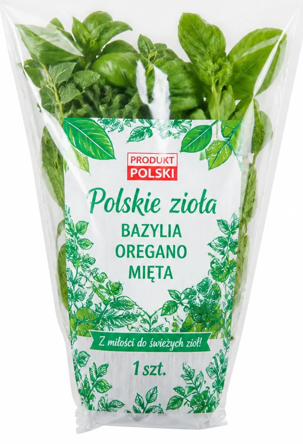 Polskie zioła Bazylia Oregano Mięta