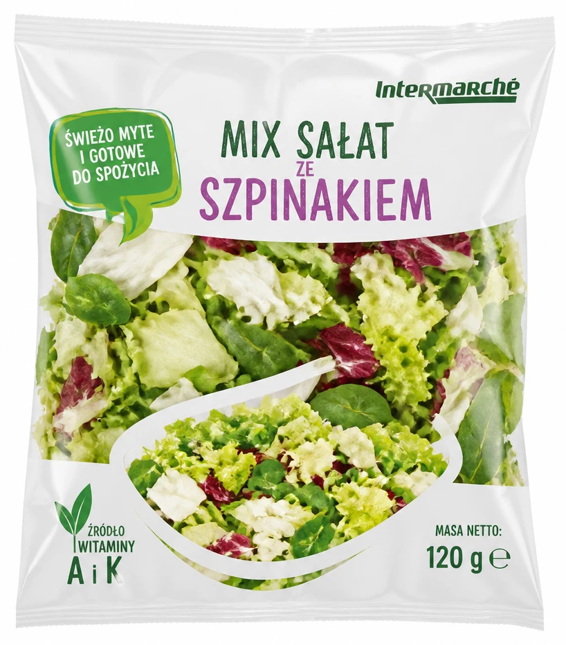 Mix sałat ze szpinakiem