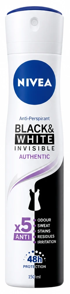 DEZODORANT NIVEA spray Black&White Invisible Authentic