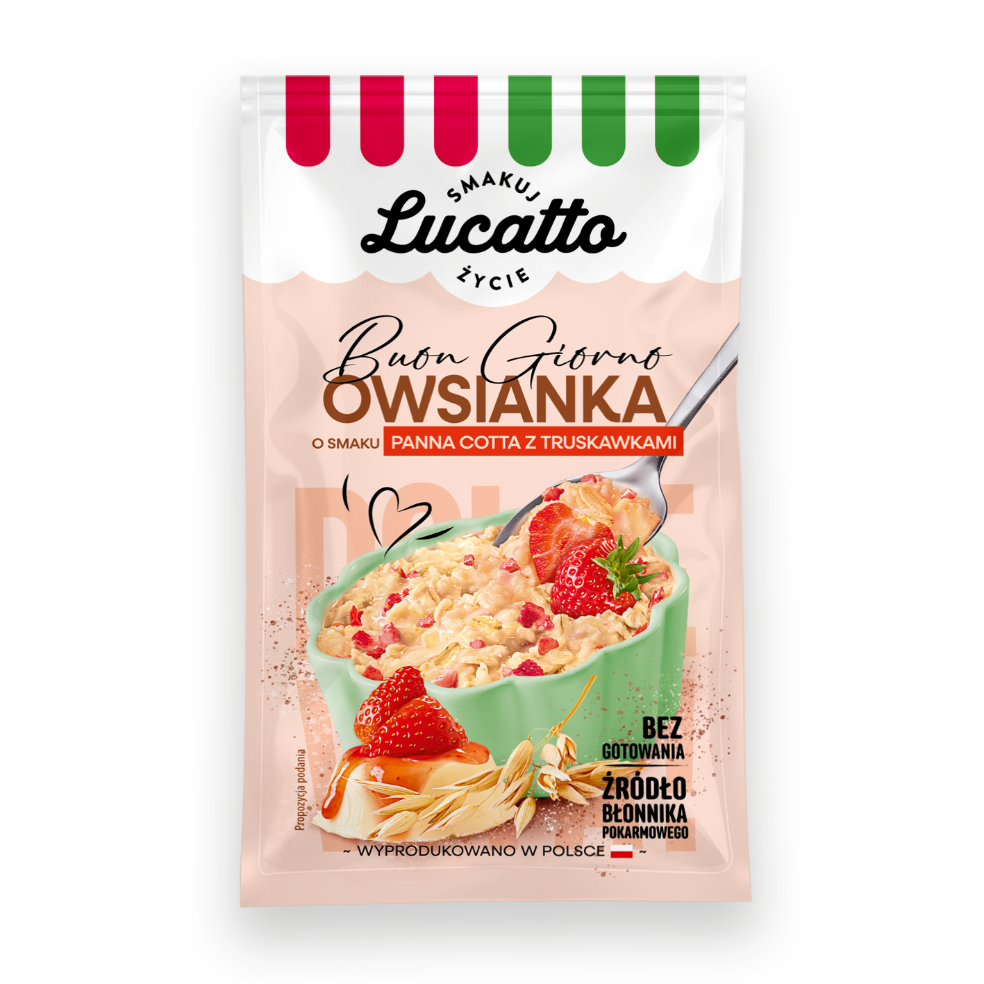 Owsianka Mango, Matcha, Chia Lucatto 50G