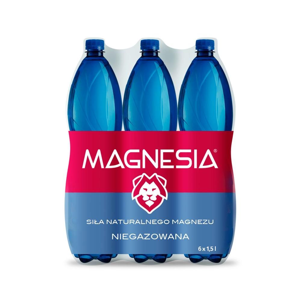 Magnesia Naturalna woda mineralna niegazowana 6 x 1,5 l