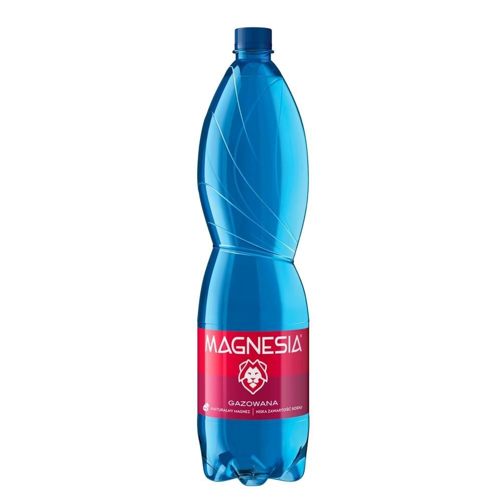 Magnesia Naturalna woda mineralna średniozmineralizowana gazowana 1,5 l