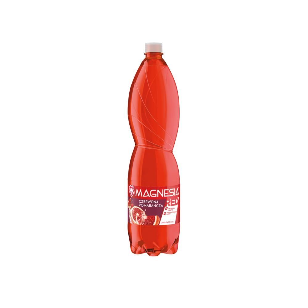 Magnesia Red Napój lekko gazowany czerwona pomarańcza 1,5 l