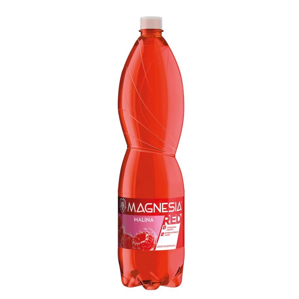 Magnesia Red Napój lekko gazowany malina 1,5 l
