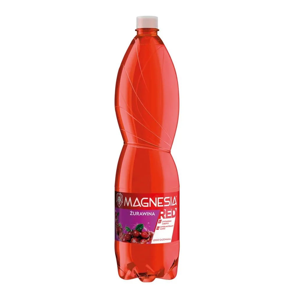 Magnesia Red Napój lekko gazowany żurawina 1,5 l