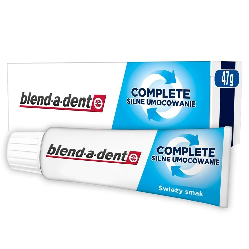 Blend-a-dent Plus Food Barrier Fresh Krem Adhezyjny Do Pełnych i Częściowych Protez Zębowych 47 ml