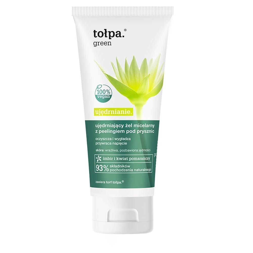 tołpa Green Ujędrniający żel micelarny z peelingiem pod prysznic 200 ml