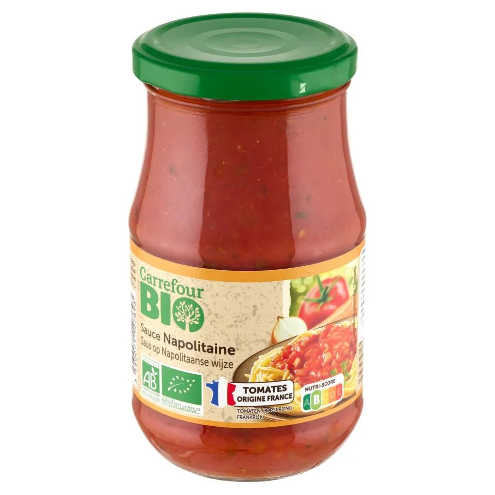 Carrefour Bio Ekologiczny sos pomidorowy z dodatkiem warzyw 350 g