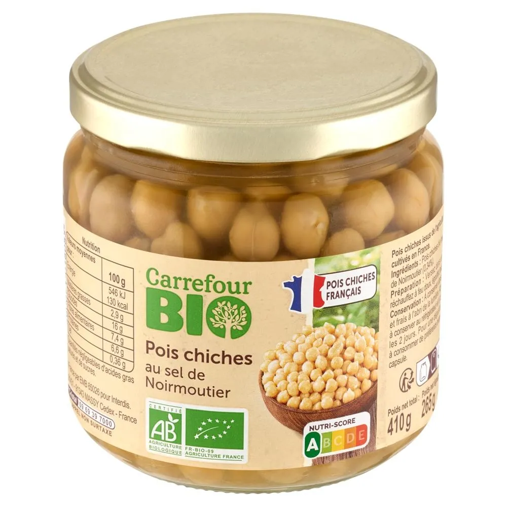Carrefour Bio Ekologiczna ciecierzyca 410 g