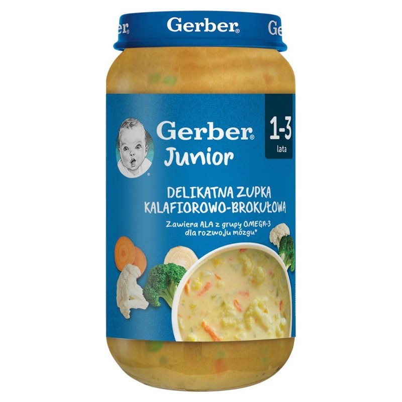 Delikatna zupka kalafiorowo-brokułowa 1-3 lata Gerber 250 g