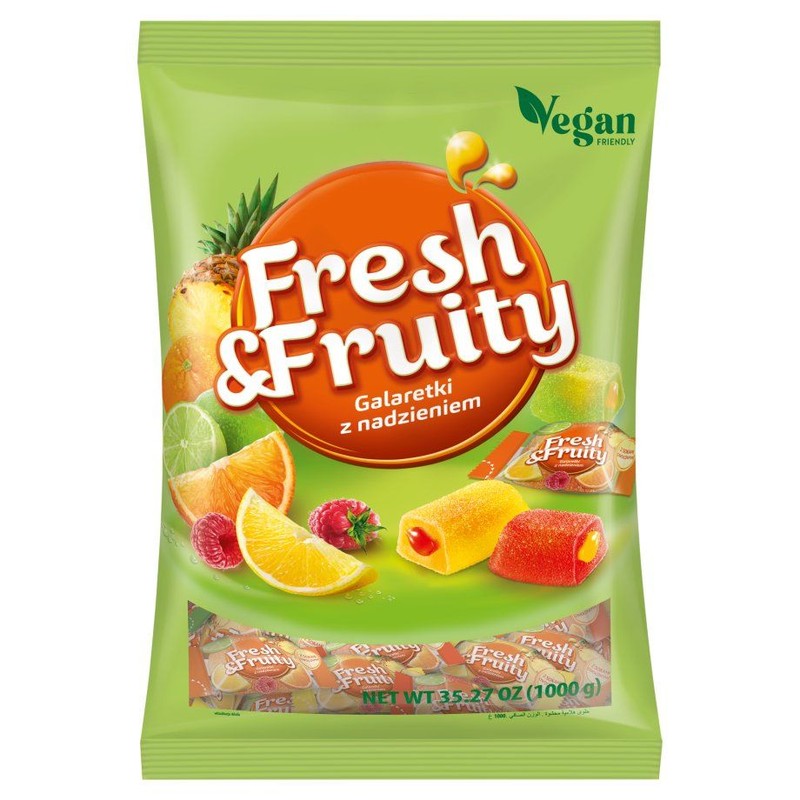 Galaretki z nadzieniem Fresh & Fruity Wawel 1 kg