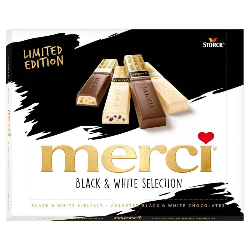 Black and White Selection kolekcja czekoladek Merci 240 g