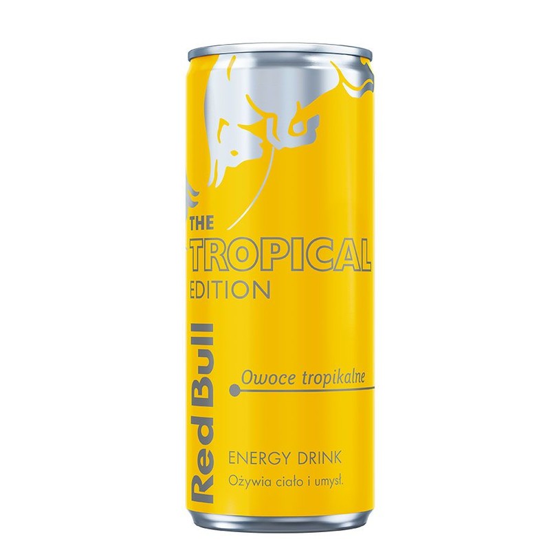 Napój energetyczny o smaku owoców tropikalnych Red Bull 250 ml