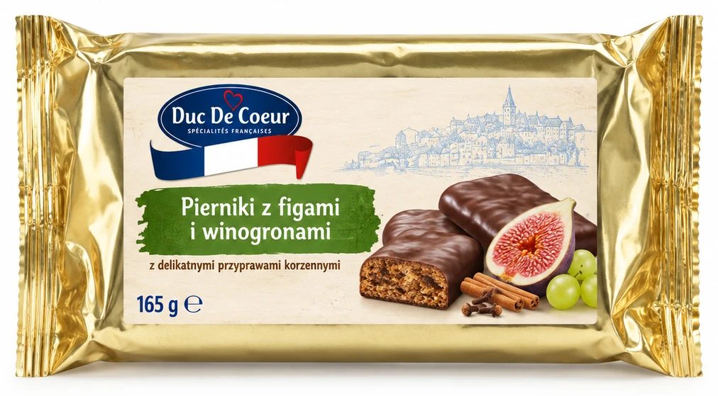 DUC DE COEUR Pierniki z figami i winogronami