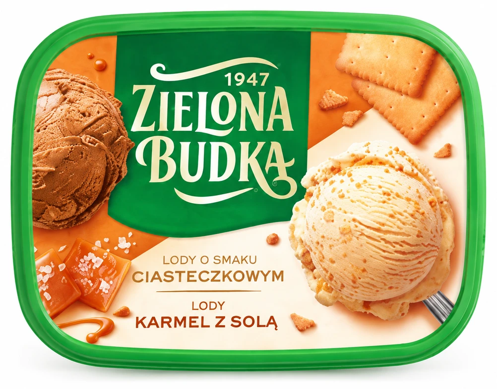 ZIELONA BUDKA Lody dwusmakowe
