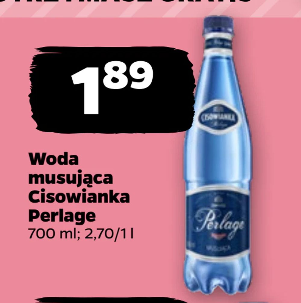 Woda musująca Cisowianka Perlage