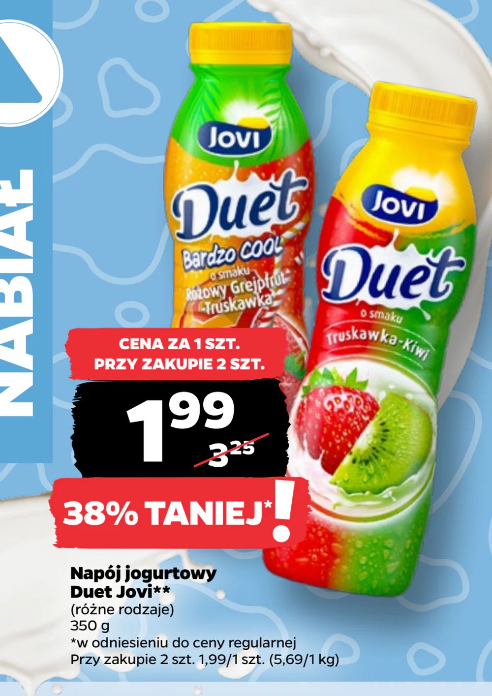 Napój jogurtowy Duet Jovi**