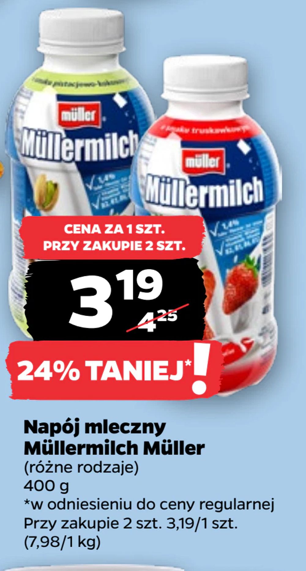 Napój mleczny Müllermilch Müller